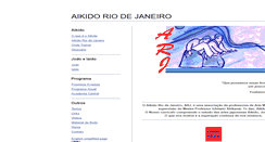 Desktop Screenshot of aikidoriodejaneiro.com.br