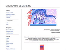 Tablet Screenshot of aikidoriodejaneiro.com.br